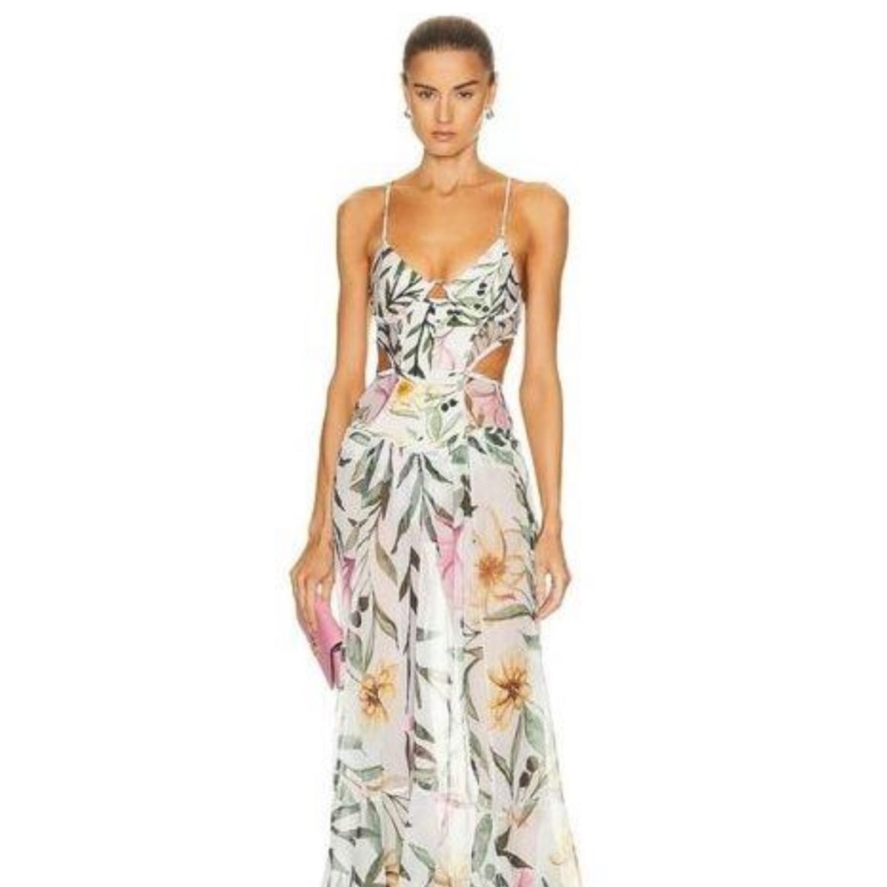 NWT PATBO Jasmin Bustier Maxi Dress